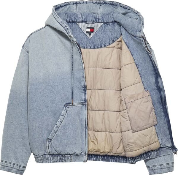 DENIM PADDED HOOD JACKET DI201