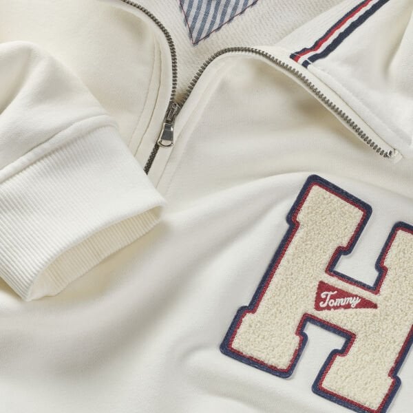 TJM 1/4 ZIP TOWEL PATCH POLO