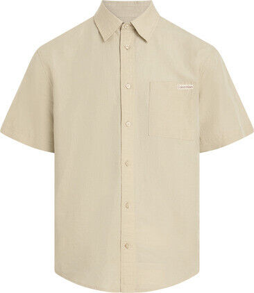LINEN COTTON S/S SHIRT