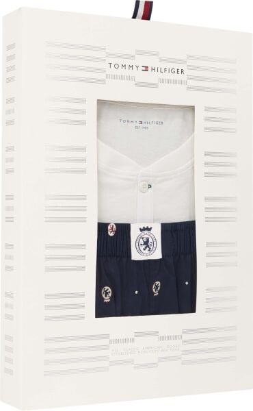 LS WOVEN HENLEY PJ SET - BOXED