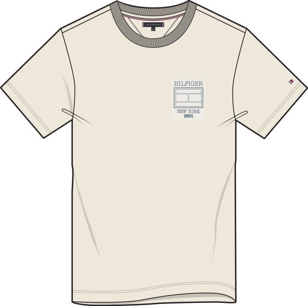 HILFIGER OUTLINE FLAG TEE