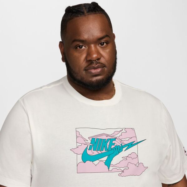 M NSW TEE HBR SSNL CLUB Beyaz - 2XL