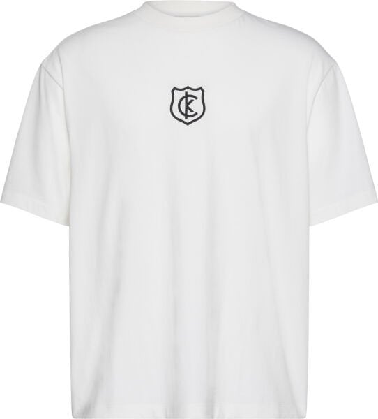 SS 20S EMBRD CK SHIELD CN TEE