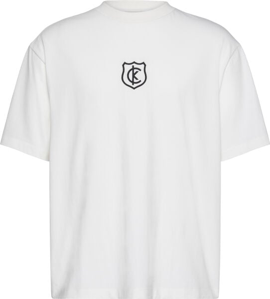 SS 20S EMBRD CK SHIELD CN TEE