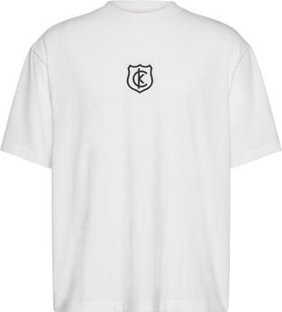 SS 20S EMBRD CK SHIELD CN TEE