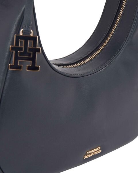 PUSHLOCK LEATHER HOBO