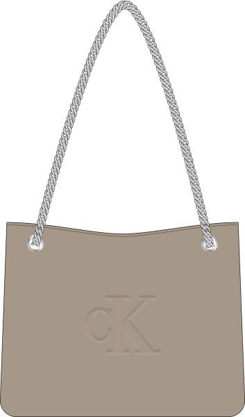 SCULPTED CHAIN SHOULDER BAG