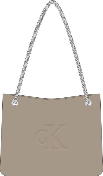 SCULPTED CHAIN SHOULDER BAG