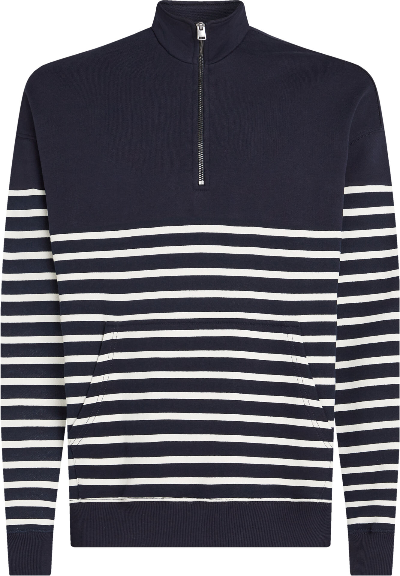 PLACED STRIPE 1/4 ZIP