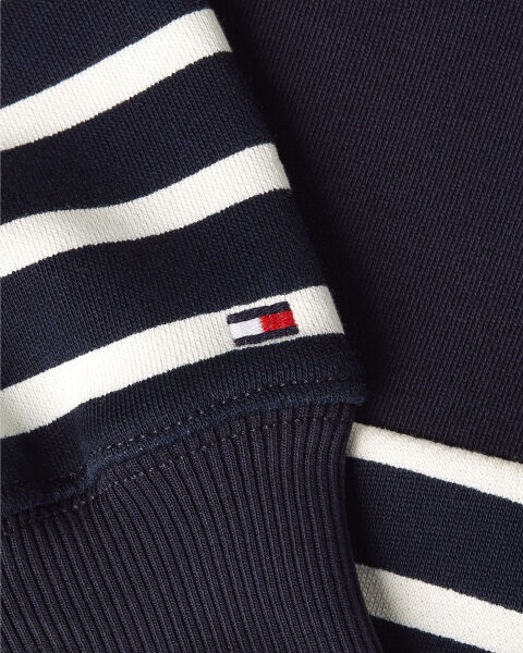 PLACED STRIPE 1/4 ZIP
