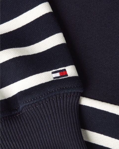 PLACED STRIPE 1/4 ZIP