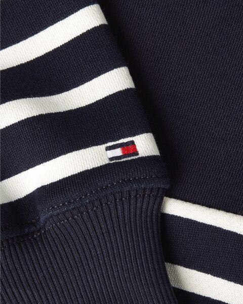 PLACED STRIPE 1/4 ZIP