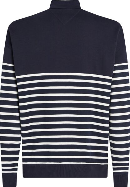 PLACED STRIPE 1/4 ZIP