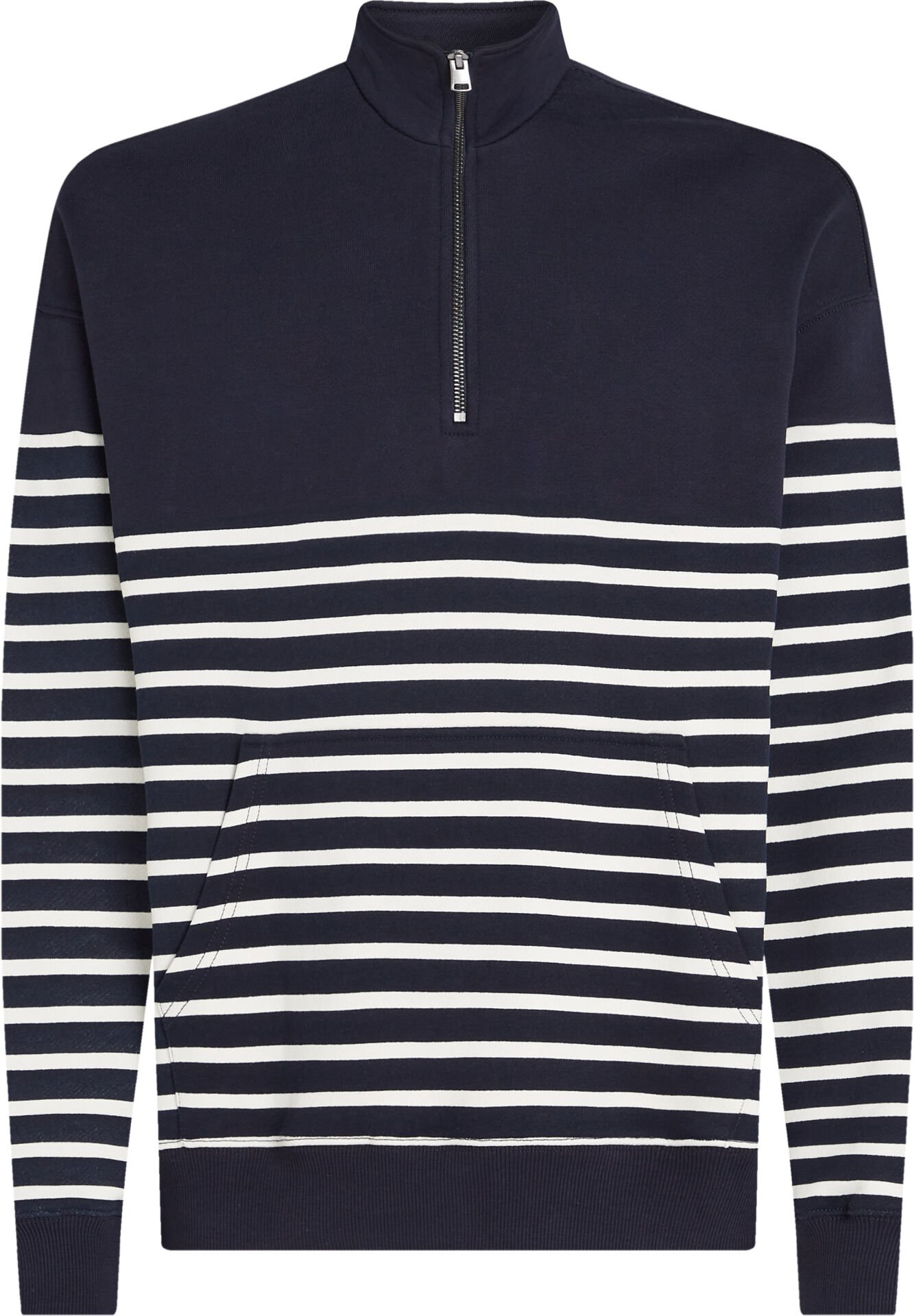 PLACED STRIPE 1/4 ZIP