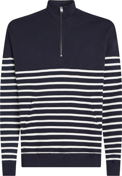 PLACED STRIPE 1/4 ZIP