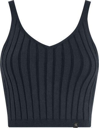 PLATED SWEATER BRALETTE