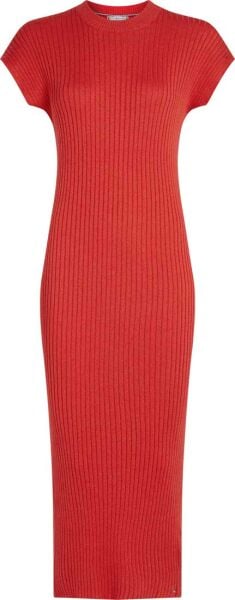 RIB BLEND CAP SL DRESS