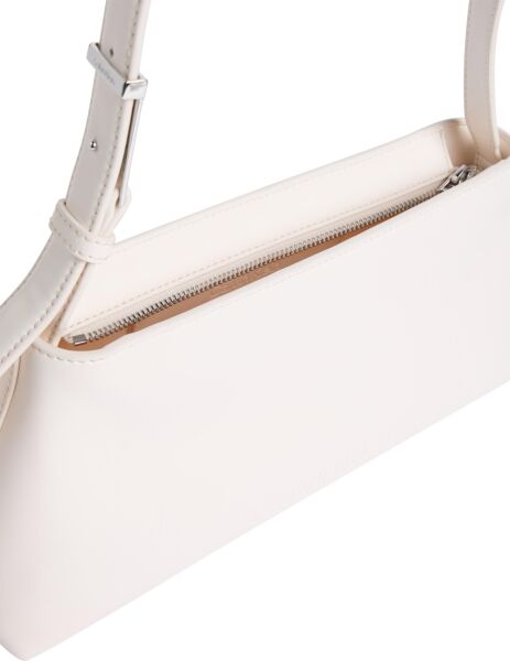 EMBOSSED LOGO SHOULDER BAG