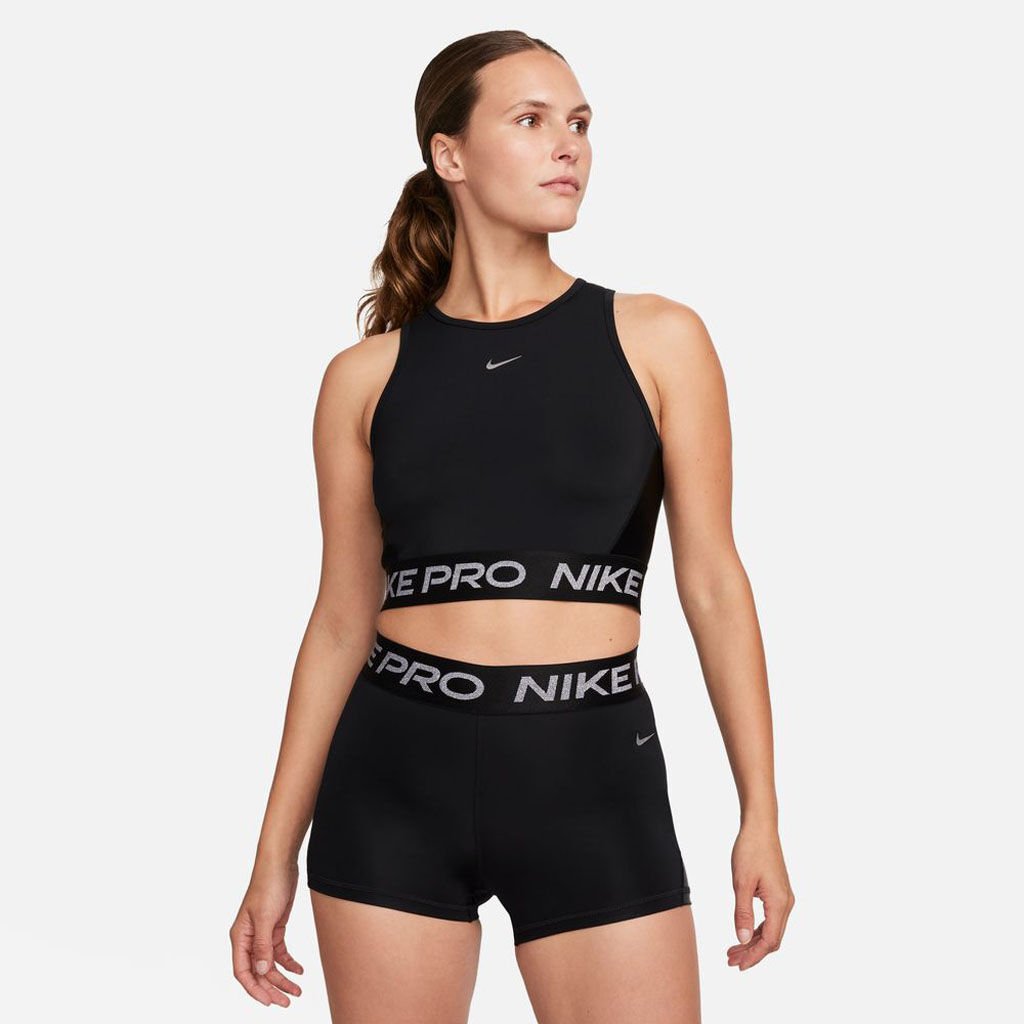 W NP DF CROP TANK SHINE