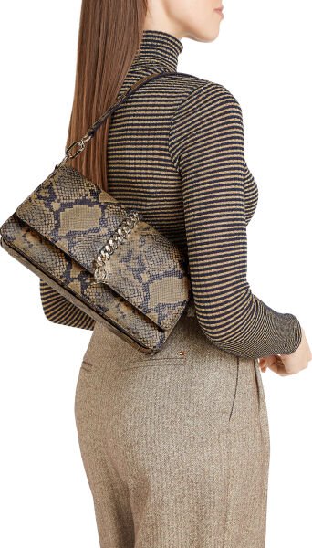 LUXE LEATHER SHOULDER BAG SN