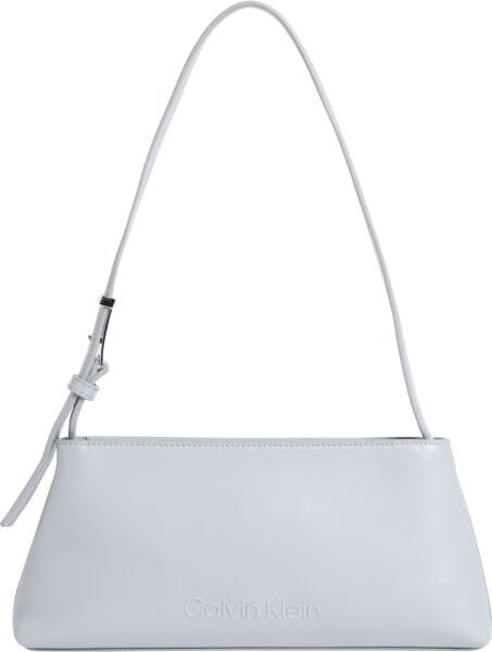 EMBOSSED LOGO SHOULDER BAG