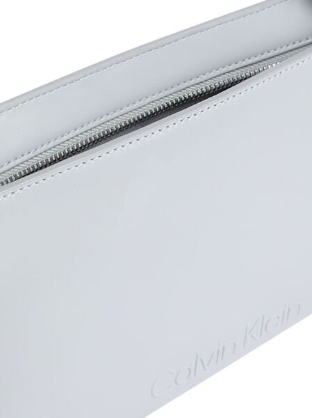 EMBOSSED LOGO SHOULDER BAG