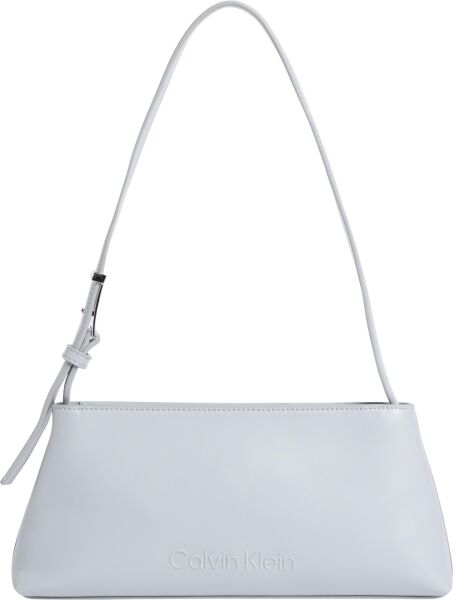 EMBOSSED LOGO SHOULDER BAG