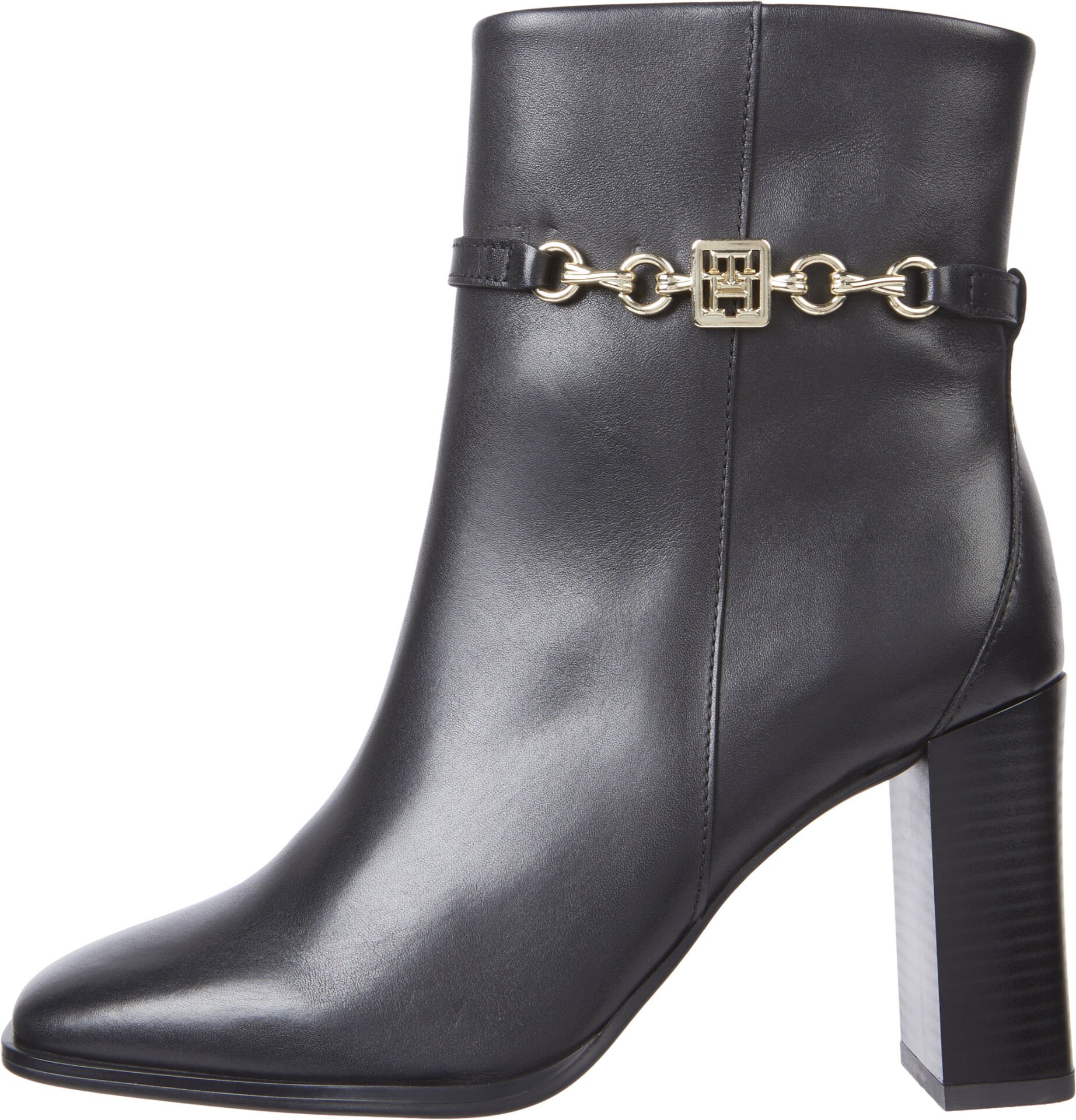 TH CHAIN HIGH HEEL BOOTIE