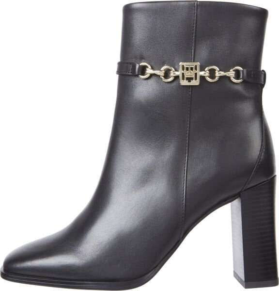 TH CHAIN HIGH HEEL BOOTIE