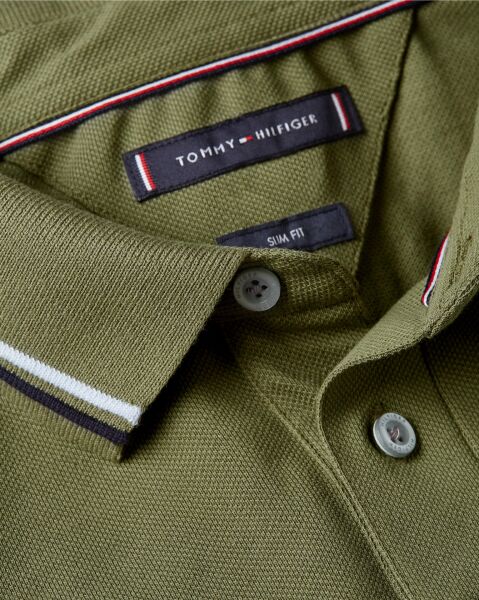 TIPPED SLIM FIT SEASONAL POLO