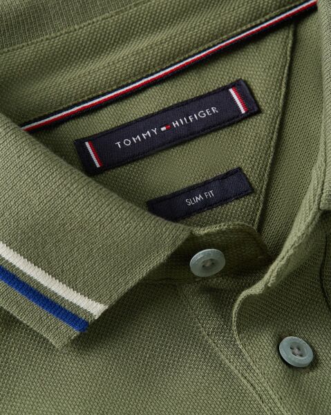 TIPPED SLIM FIT SEASONAL POLO