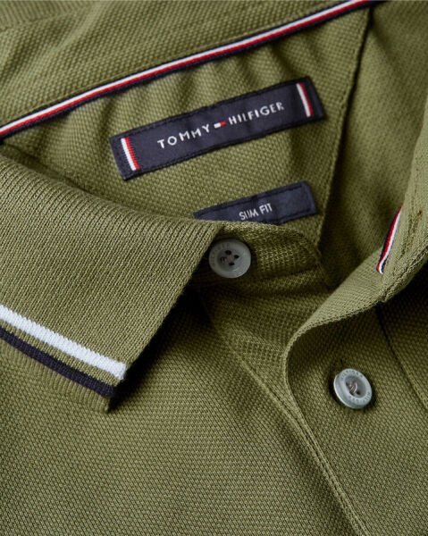TIPPED SLIM FIT SEASONAL POLO