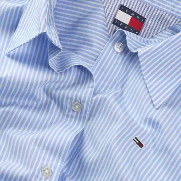 TJW POPLIN FRONT KNOT SHIRT
