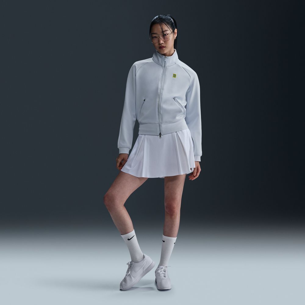 W NKCT DF HERITAGE JKT FZ Gri - XS