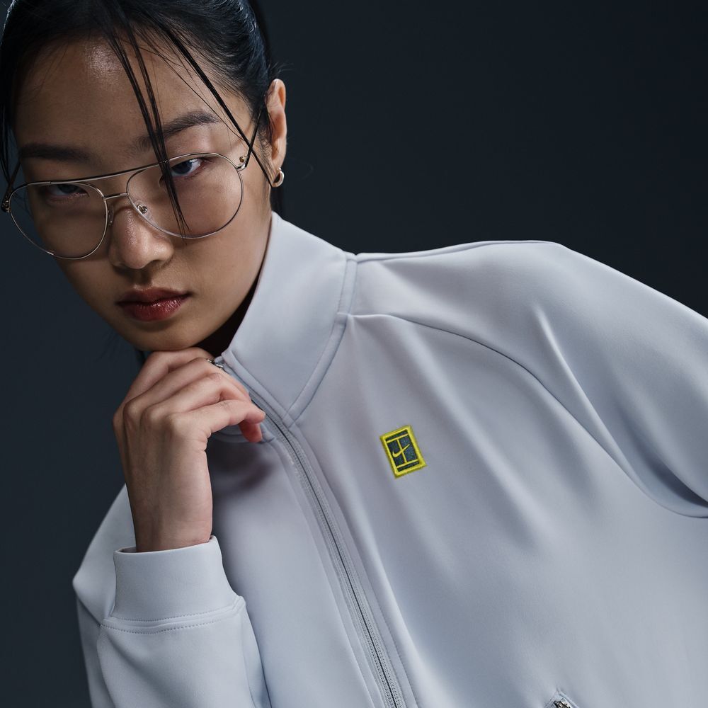 W NKCT DF HERITAGE JKT FZ Gri - XS