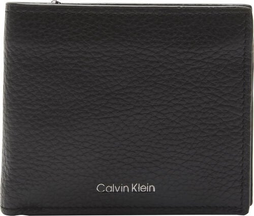 CK LEATHER BILLFOLD W ZIP COIN
