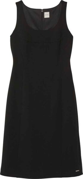 SCUBA CREPE SL SCOOP NK DRESS