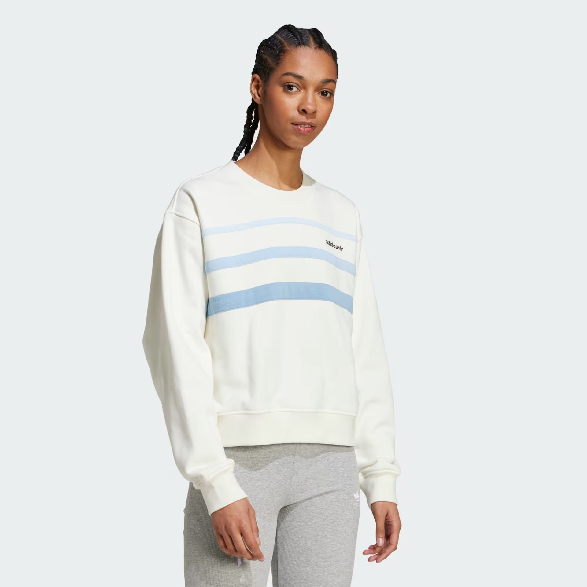 SWEATSHIRT          OWHITE/CLEARSKY