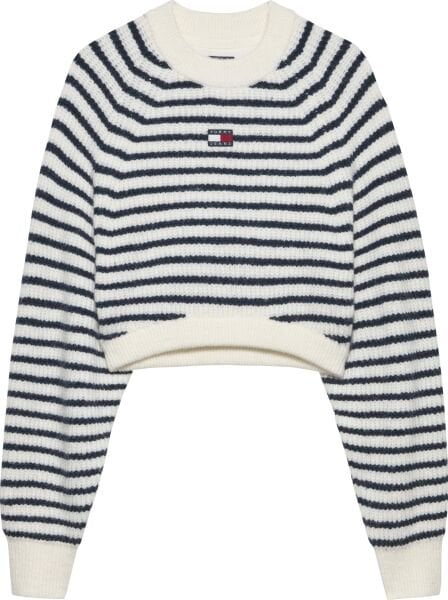TJW CROP BADGE SWEATER