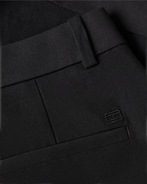 LINEN MIX PLEATED SHORT