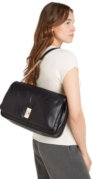 SOFT LEATHER MAXI SHOULDER BAG
