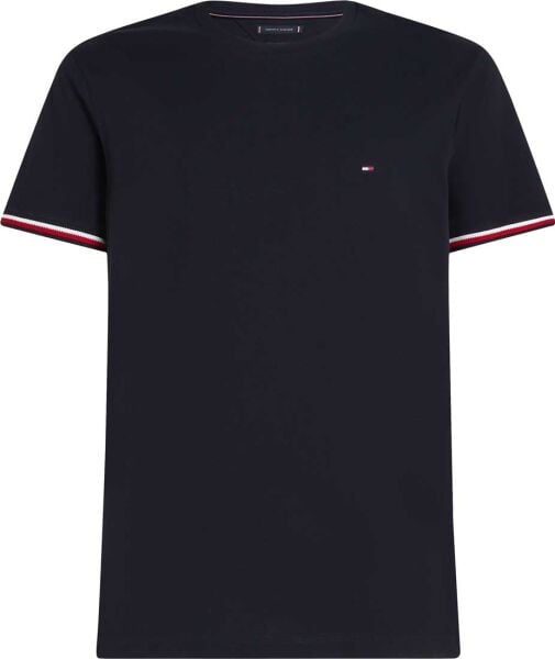 GLOBAL STRIPE CUFF TEE