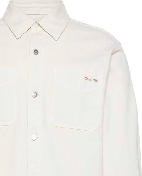90S WASHED BONE OVERSHIRT