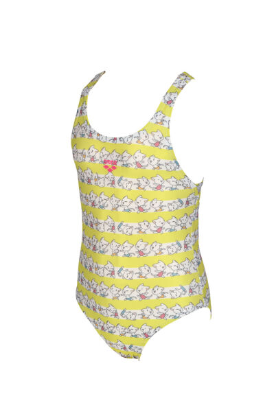 KIDS GIRLS ARENA FRIENDS SWIMSUIT SWIM PRO BACK