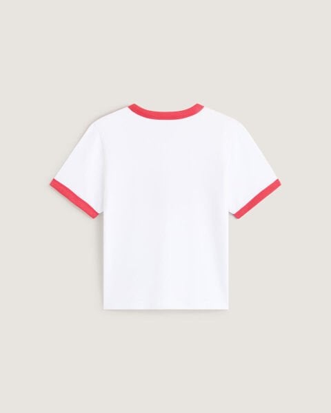 W CENTER CHEST RINGER TEE