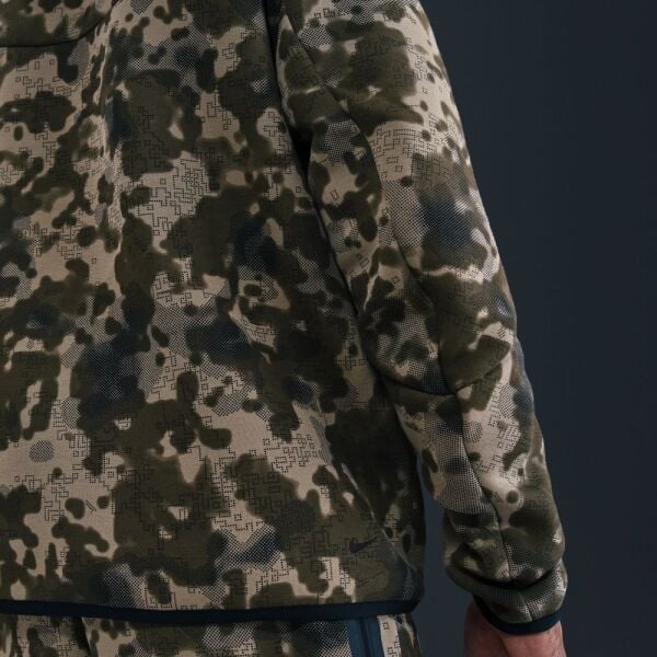 M NK TECH FLC WR FZ JKT CAMO