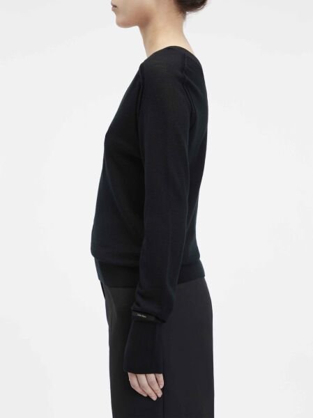 EXTRA FINE WOOL DOUBLE V-NECK