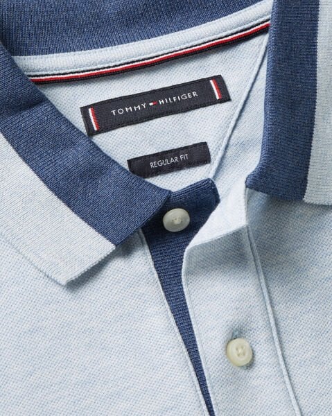 CONTRAST COLLAR BLOCK REG POLO
