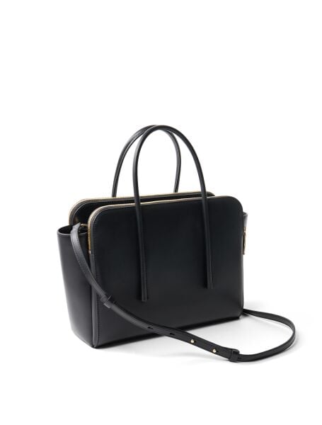 Carryall Mini Leather Tote Bag