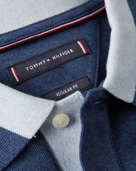 CONTRAST COLLAR BLOCK REG POLO